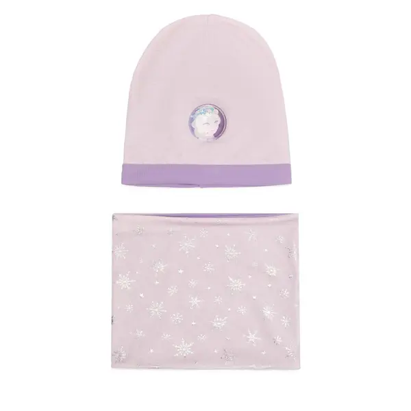 frozen Set kapa i okrugli šal Frozen ACCCS-AW23-36DFR Ljubičasta