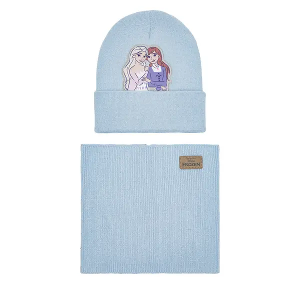 frozen Set kapa i okrugli šal Frozen ACCCS-AW24-244DFR Plava