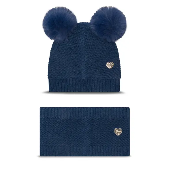 Guess Set kapa i okrugli šal Guess A4BZ01 Z2QP0 Plava
