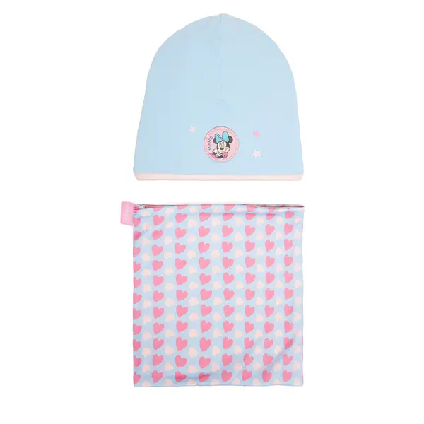 Mickey&Friends Set kapa i okrugli šal Mickey&Friends CEO-ACCCS-AW25-220DSTC Plava