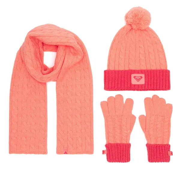 Roxy Set kapa, šal i rukavice Roxy RX-KF-001-AW24 Narančasta