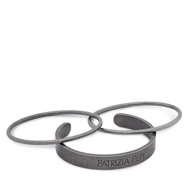 PATRIZIA PEPE Set narukivce Patrizia Pepe 8J1740/M073-S741 Srebrna