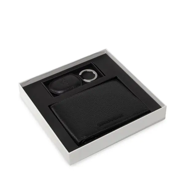 Emporio Armani Set novčanik i privjesak Emporio Armani Y4R222 Y068E 80001 Crna