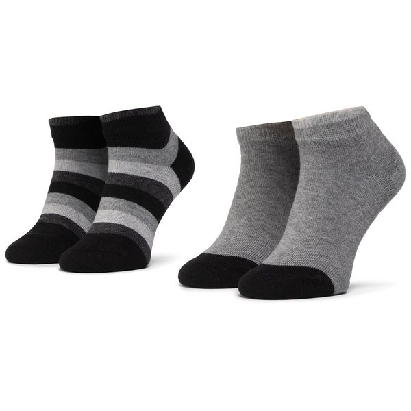 Tommy Hilfiger Set od 2 para dječjih niskih čarapa Tommy Hilfiger 354010001 Crna