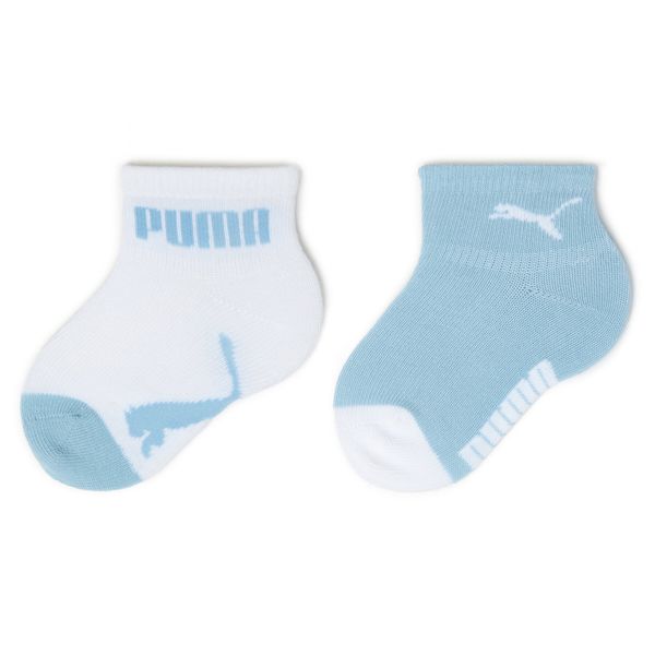 Puma Set od 2 para dječjih visokih čarapa Puma Baby Mini Cats Lifestyle Sock 2P 935478 Powder Blue 01