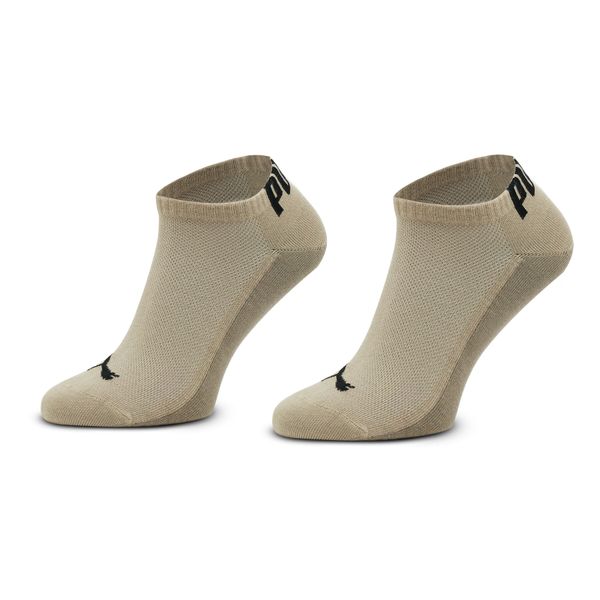 Puma Set od 2 para muških čarapa Puma Men Back Logo Sneaker 2P 938011 Beige Combo 03