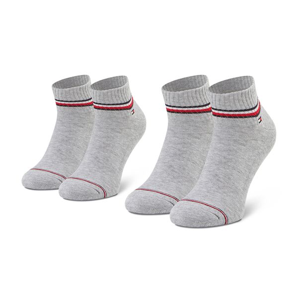 Tommy Hilfiger Set od 2 para muških čarapa Tommy Hilfiger 100001094 Siva