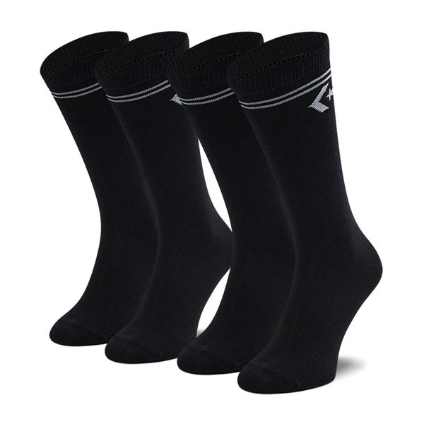 Converse Set od 2 para muških visokih čarapa Converse E1025B-2010 r.39-42 Crna