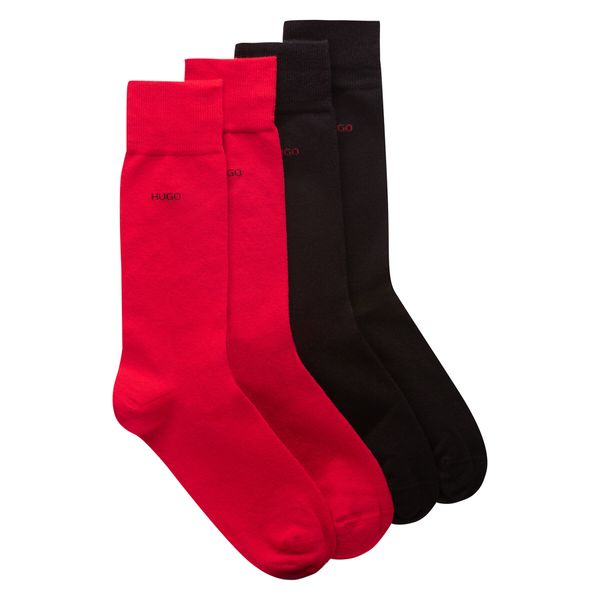 Hugo Set od 2 para muških visokih čarapa Hugo 2P Rs Uni Cc 50448250 962