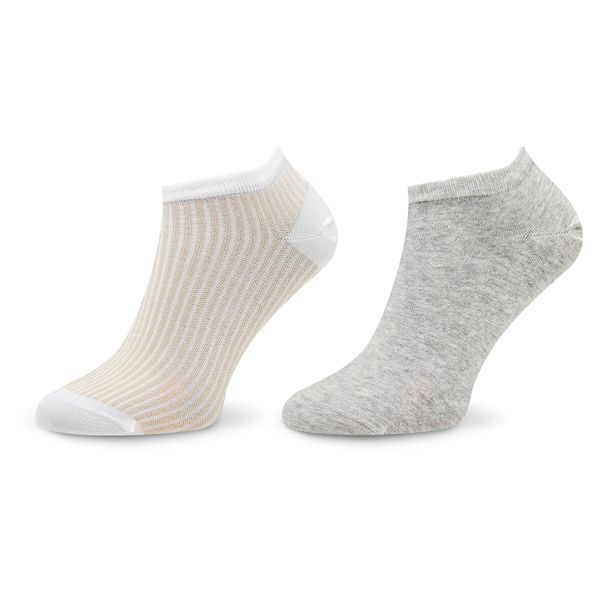 Tommy Hilfiger Set od 2 para niskih ženskih čarapa Tommy Hilfiger 701222650 Šarena