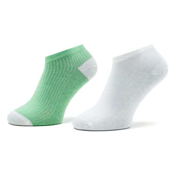 Tommy Hilfiger Set od 2 para niskih ženskih čarapa Tommy Hilfiger 701222651 Light Green 004