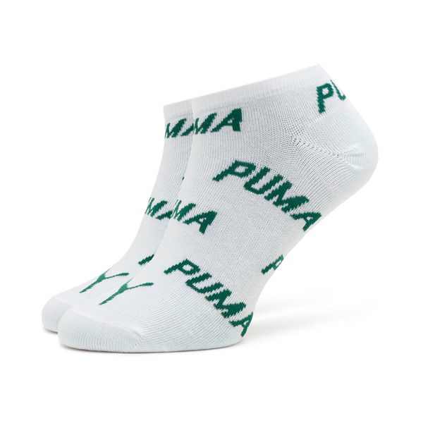 Puma Set od 2 para unisex niskih čarapa Puma Unisex Bwt Sneaker 2P 907947 White / Green 09
