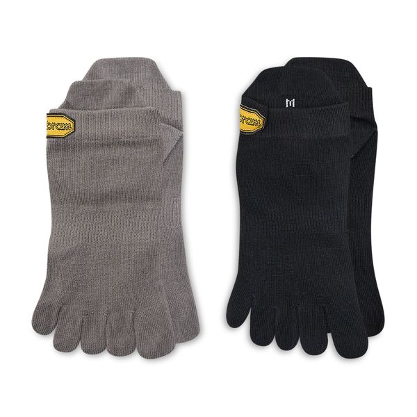 Vibram Fivefingers Set od 2 para unisex niskih čarapa Vibram Fivefingers Pack Sock S15N23P No Show Black/Grey