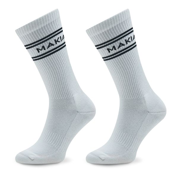 Makia Set od 2 para unisex visokih čarapa Makia Stripe U83015 White 001