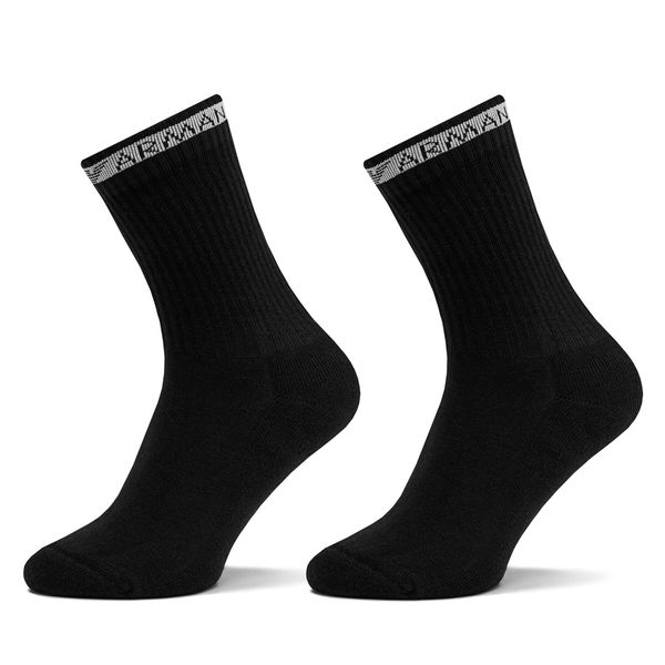 Emporio Armani Set od 2 para ženskih visokih čarapa Emporio Armani 292303 4R227 00020 Nero