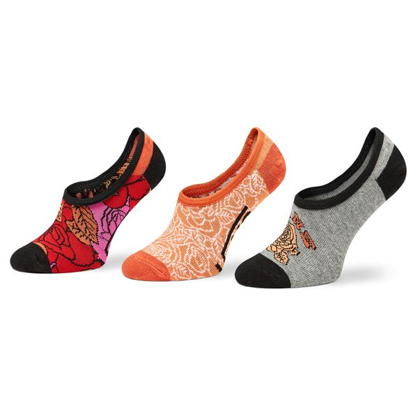 Vans Set od 3 para dječjih niskih čarapa Vans Rose Tie Dye Sun Baked