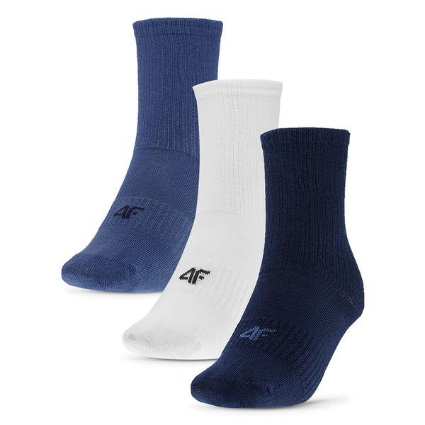 4F Set od 3 para dječjih visokih čarapa 4F 4FJWAW23USOCM233 92S