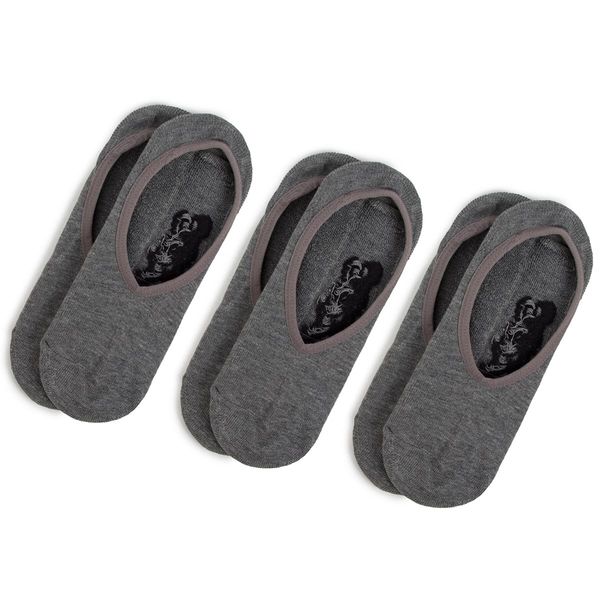 Vans Set od 3 para muških niskih čarapa Vans Classic Super No Show VN000XTTHTG Heather Grey