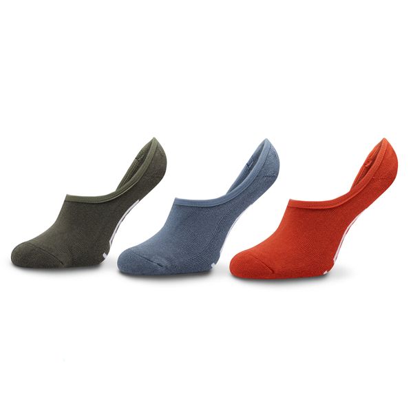 Vans Set od 3 para muških niskih čarapa Vans Classic Super VN000XS96UA1 Dkred