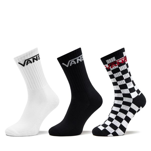 Vans Set od 3 para muških visokih čarapa Vans Classic Crew VN000F0XY281 Crna