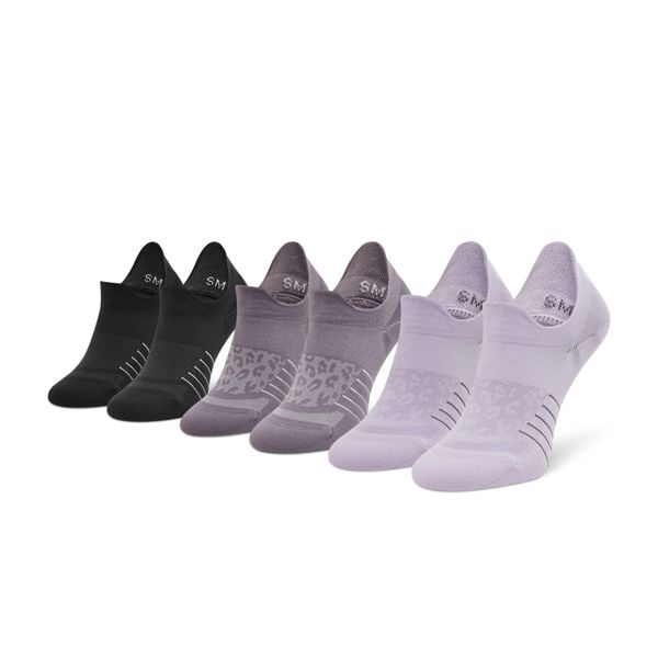 Under Armour Set od 3 para niskih ženskih čarapa Under Armour Iwd Breathe No Show 1356032515-515 TAB