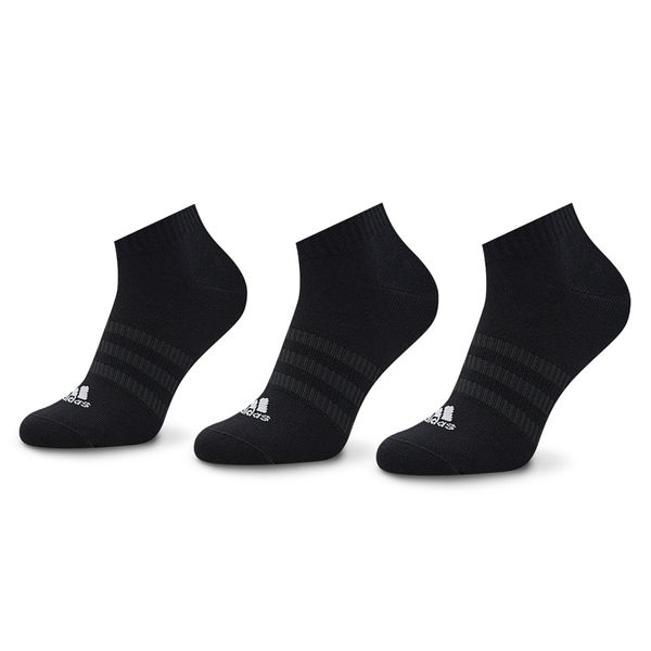 adidas Set od 3 para unisex visokih čarapa adidas Thin And Light IC1336 Black/White