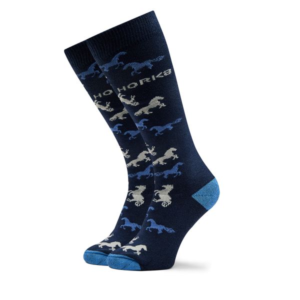 Horka Set od 3 para unisex visokih čarapa Horka Riding Shoks 145450 H Dark Marine 0215