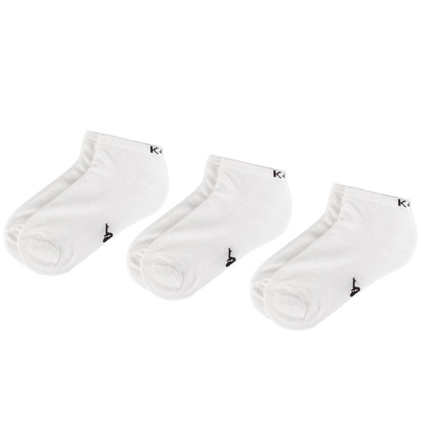 Kappa Set od 3 para unisex visokih čarapa Kappa 704275 White 001