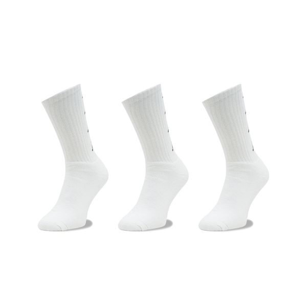 Kappa Set od 3 para unisex visokih čarapa Kappa 710069 Bright White 11-0601
