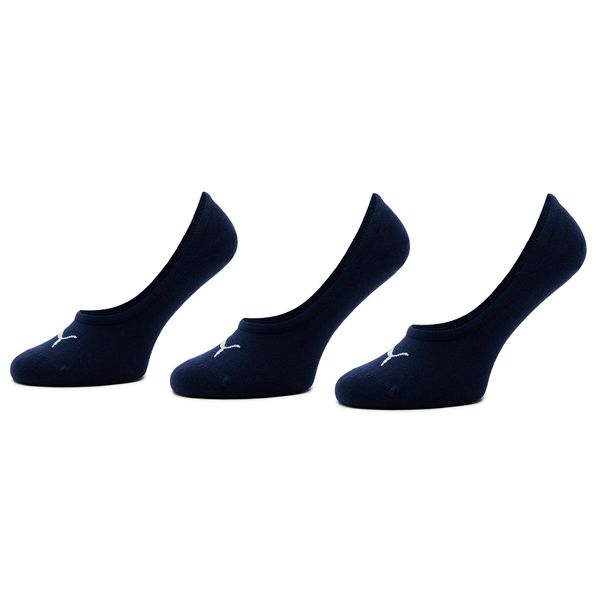Puma Set od 3 para unisex visokih čarapa niskih čarapa Puma Footie 3P Unisex 906930 Navy 04