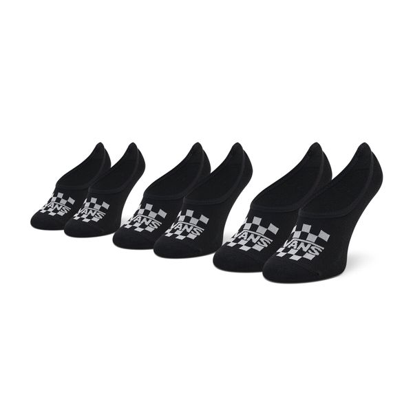 Vans Set od 3 para unisex visokih čarapa niskih čarapa Vans Classic Canoodle VN0A7S9ABLK1 Black