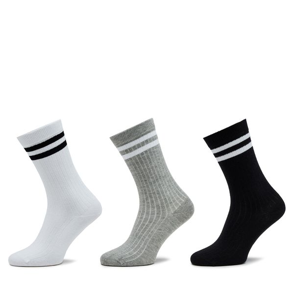 Pepe Jeans Set od 3 para unisex visokih čarapa Pepe Jeans Rib Cr 3P PLU3002 Multi 0AA