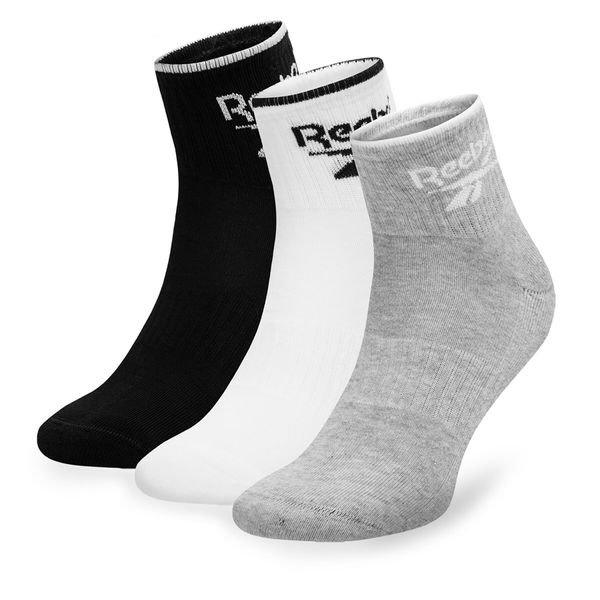 Reebok Set od 3 para unisex visokih čarapa Reebok R0362-SS24 (3-pack) Šarena