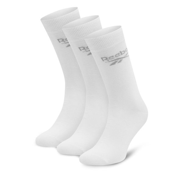 Reebok Set od 3 para unisex visokih čarapa Reebok R0367-SS24 (3-pack) Bijela