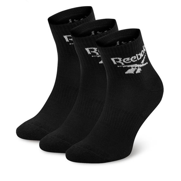 Reebok Set od 3 para unisex visokih čarapa Reebok R0427-SS24 (3-pack) Crna