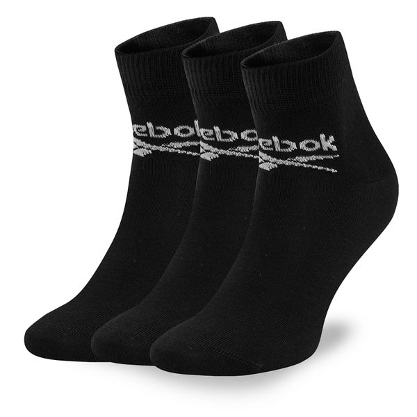 Reebok Set od 3 para unisex visokih čarapa Reebok R0429-SS24 (3-pack) Crna