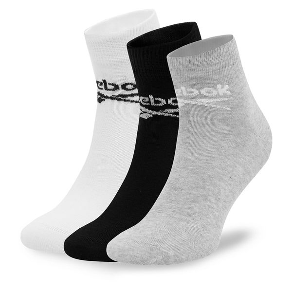 Reebok Set od 3 para unisex visokih čarapa Reebok R0429-SS24 (3-pack) Šarena