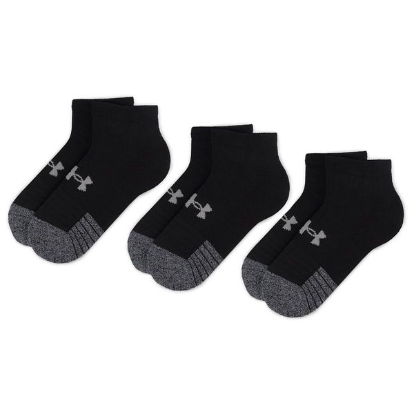 Under Armour Set od 3 para unisex visokih čarapa Under Armour Heatgear Lo Cut Sock 1346753-001 Black