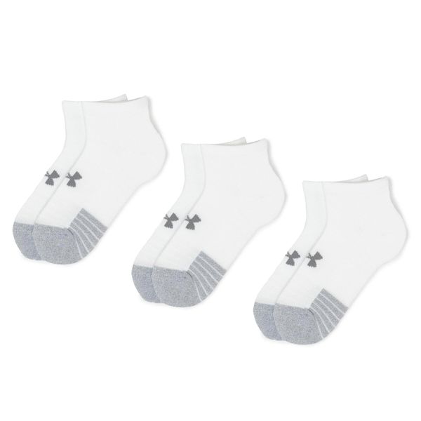 Under Armour Set od 3 para unisex visokih čarapa Under Armour Heatgear Lo Cut Sock 1346753-100 Bijela