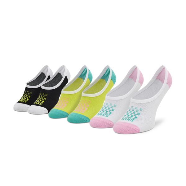 Vans Set od 3 para ženskih niskih čarapa Vans Check Cano VN0A54YN4481 Multi