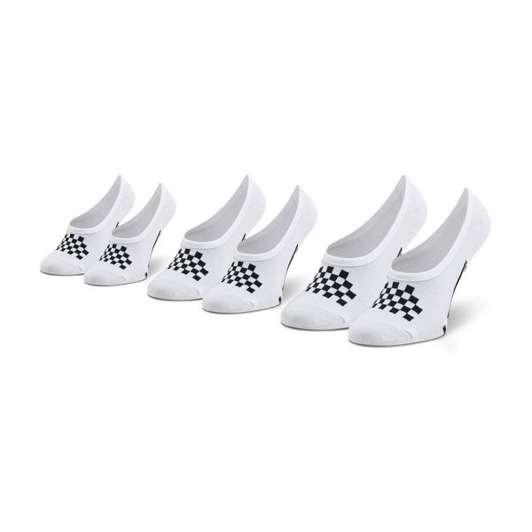 Vans Set od 3 para ženskih niskih čarapa Vans Classic Canoodle VN0A48HDYB21 White/Black