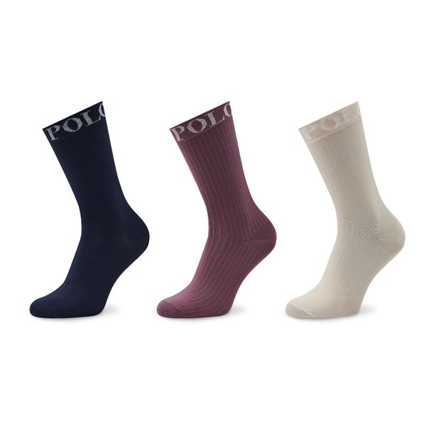 Polo Ralph Lauren Set od 3 pari ženskih visokih čarapa Polo Ralph Lauren 455888857001 Asst