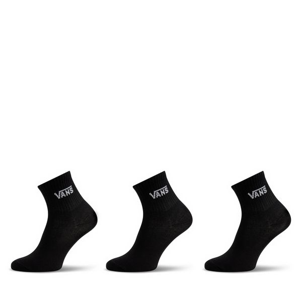 Vans Set od 3 pari ženskih visokih čarapa Vans Classic Half Crew Sock VN00073EBLK1 Black