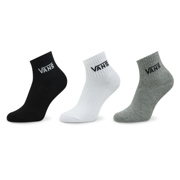Vans Set od 3 pari ženskih visokih čarapa Vans Half Crew Sock VN00073EIZH1 Black Assorted