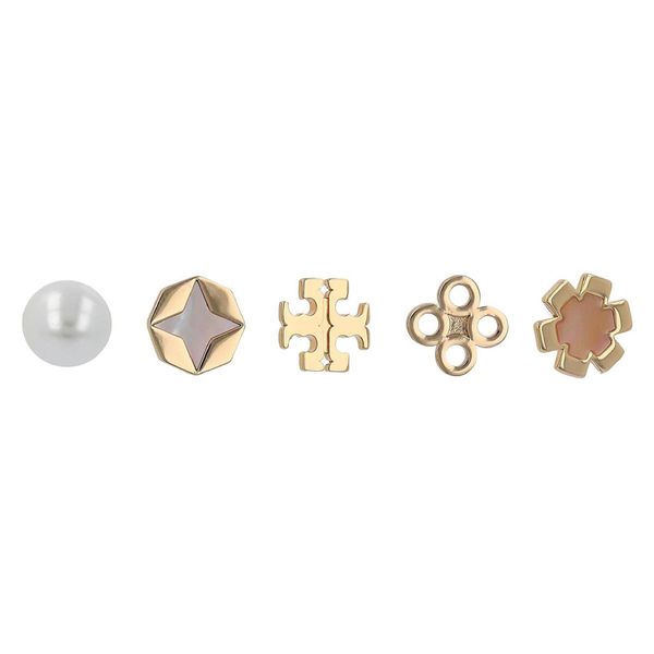 Tory Burch Set od 5 naušnica Tory Burch 157220 Tory Gold/Mother Of Pearl 700