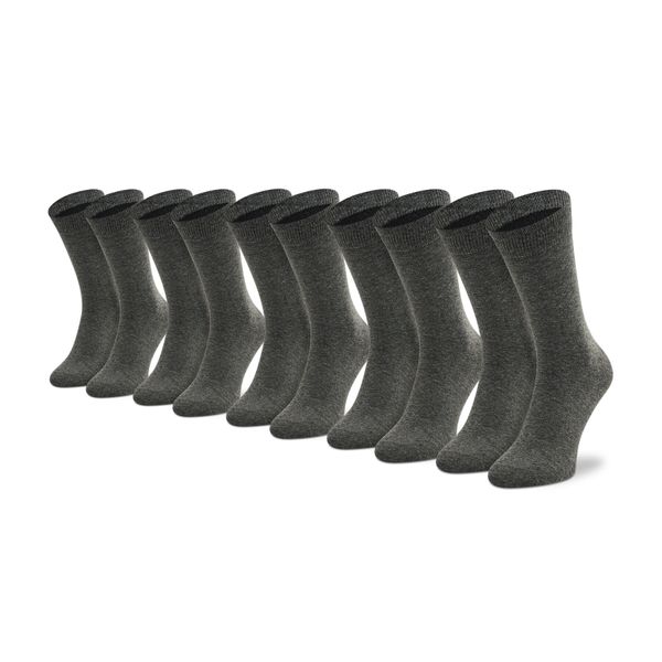 Jack&Jones Set od 5 pari muških visokih čarapa Jack&Jones Jacjens 12113085 Dark Grey Melange