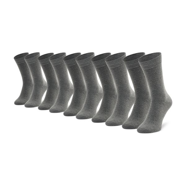 Jack&Jones Set od 5 pari muških visokih čarapa Jack&Jones Jens 12113085 Light Grey