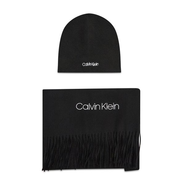 Calvin Klein Set šal i kapa Calvin Klein Basic Wool Beanie+Scarf K50K507552 BAX