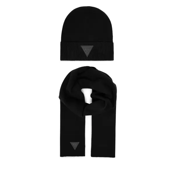 Guess Set šal i kapa Guess GFBOXM P6103 Crna