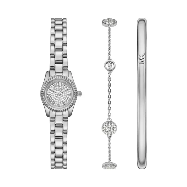Michael Kors Set sata i narukvice Michael Kors MK4948SET Srebrna